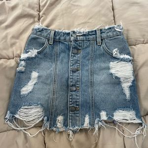Carmar denim skirt